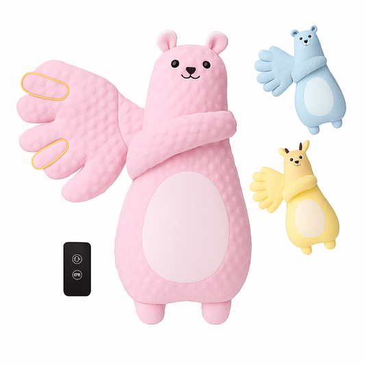 MamaLoom™ Smart Soothing Hug Pillow – Remote-Controlled Sleep Aid for Babies
