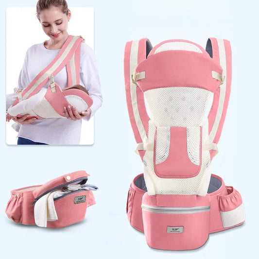 MamaLoom™ 4-in-1 Ergonomic Baby Carrier with Hip Seat – Newborn to Toddler